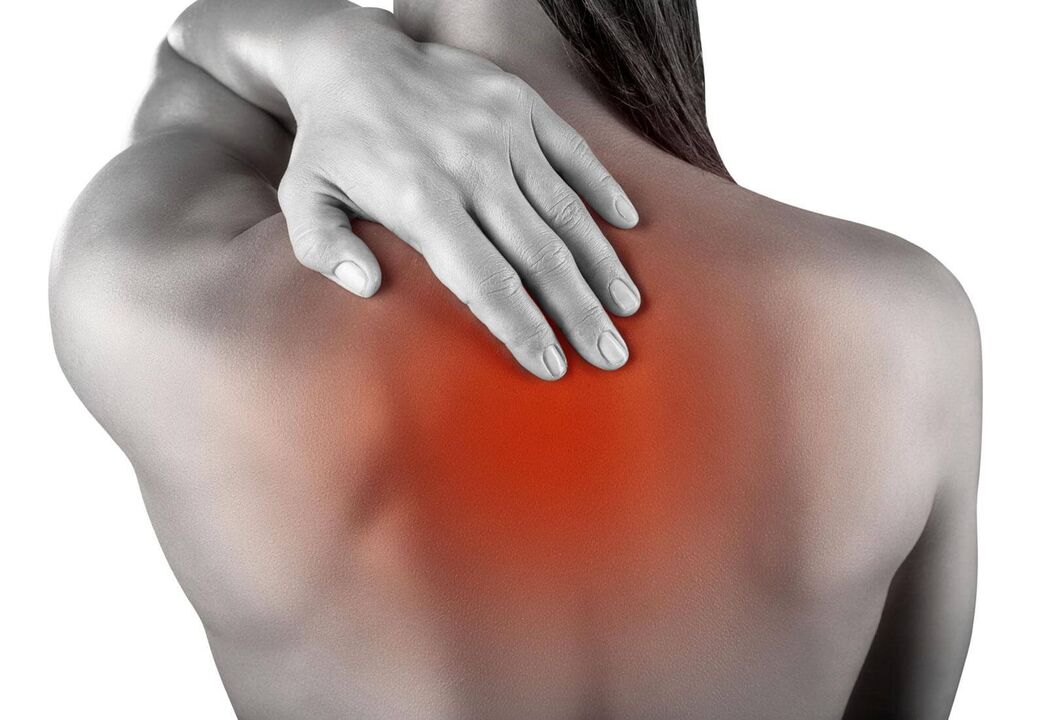 Bolesť s cervikálnou osteochondrózou