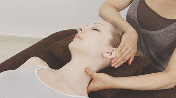 masáž krku pri osteochondróze
