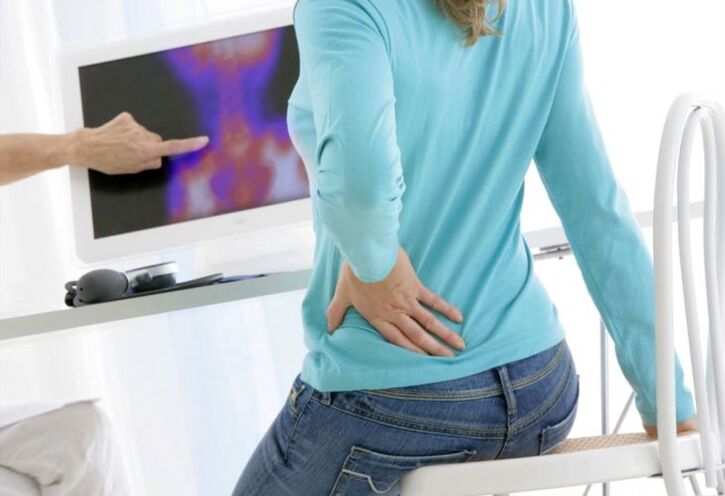 osteochondróza dolnej časti chrbta ako príčina bolesti v oblasti lopatiek